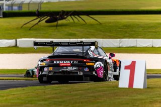 #32 Porsche 911 GT3-R of Kyle Washington and Tom Sargent, GMG Racing, GT World Challenge America, Pro-Am, FANATEC GT World Challenge America Powered by AWS, Barber Motorsports Park, Leeds, AL September 6 - 8 2024.
 | Fabian Lagunas