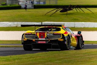 #88 Ferrari 296 GT3 of Custodio Toledo and Riccardo Agostini, AF Corse, GT World Challenge America, Pro-Am, SRO America, FANATEC GT World Challenge America Powered by AWS, Barber Motorsports Park, Leeds, AL September 6 - 8 2024.
 | Fabian Lagunas