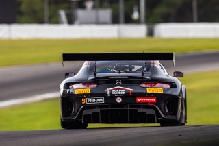 #91 Mercedes-AMG GT3 of Jeff Burton and Philip Ellis, Regulator Racing, GT World Challenge America, Pro-Am, SRO America, FANATEC GT World Challenge America Powered by AWS, Barber Motorsports Park, Leeds, AL September 6 - 8 2024.
 | Fabian Lagunas