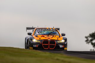 #8 BMW M4 GT3 2024 of Elias Sabo and Andy Lee, Flying Lizard Motorsports, GT World Challenge America, Pro-Am, FANATEC GT World Challenge America Powered by AWS, SRO America, Barber Motorsports Park, Leeds, AL September 6 - 8 2024.
 | Fabian Lagunas