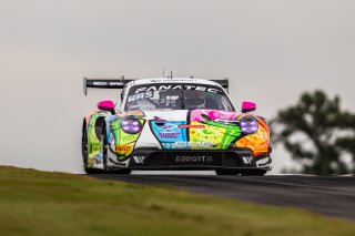 #32 Porsche 911 GT3-R of Kyle Washington and Tom Sargent, GMG Racing, GT World Challenge America, Pro-Am, FANATEC GT World Challenge America Powered by AWS, Barber Motorsports Park, Leeds, AL September 6 - 8 2024.
 | Fabian Lagunas