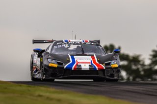 #163 Ferrari 296 GT3 of Jay Schreibman and Oswaldo Negri, AF Course, GT World Challenge America, Am, FANATEC GT World Challenge America Powered by AWS, SRO America, Barber Motorsports Park, Leeds, AL September 6 - 8 2024.
 | Fabian Lagunas