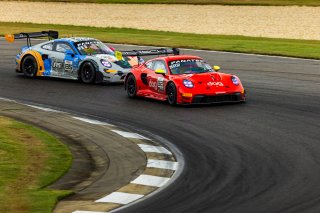 #92 Porsche 992 GT3-R of Jean-Frederic Laberge and Kyle Marcelli, MMG, GT World Challenge America, Pro-Am, FANATEC GT World Challenge America Powered by AWS, SRO America, Barber Motorsports Park, Leeds, AL September 6 - 8 2024.
 | Fabian Lagunas
