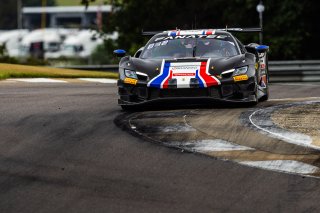 #163 Ferrari 296 GT3 of Jay Schreibman and Oswaldo Negri, AF Course, GT World Challenge America, Am, FANATEC GT World Challenge America Powered by AWS, SRO America, Barber Motorsports Park, Leeds, AL September 6 - 8 2024.
 | Fabian Lagunas