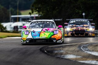 #32 Porsche 911 GT3-R of Kyle Washington and Tom Sargent, GMG Racing, GT World Challenge America, Pro-Am, FANATEC GT World Challenge America Powered by AWS, Barber Motorsports Park, Leeds, AL September 6 - 8 2024.
 | Fabian Lagunas