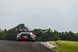 #32 Porsche 911 GT3-R of Kyle Washington and Tom Sargent, GMG Racing, GT World Challenge America, Pro-Am, FANATEC GT World Challenge America Powered by AWS, Barber Motorsports Park, Leeds, AL September 6 - 8 2024.
 | Fabian Lagunas