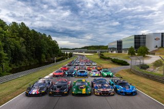 Full field photo at FANATEC GT World Challenge America Powered by AWS, SRO America, Barber Motorsports Park, Leeds, AL September 6 - 8 2024.
 | Fabian Lagunas