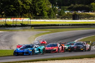 #63 Chevrolet Corvette Z06 GT3.R of Alec Udell and Tommy Milner, DXDT Racing, GT World Challenge America, Pro, SRO America, FANATEC GT World Challenge America Powered by AWS, Barber Motorsports Park, Leeds, AL September 6 - 8 2024.
 | Fabian Lagunas