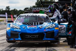 #64 Chevrolet Corvette Z06 GT3.R of Bryson Morris and Bryan Sellers, DXDT Racing, GT World Challenge America, Pro-Am, FANATEC GT World Challenge America Powered by AWS, SRO America, Barber Motorsports Park, Leeds, AL September 6 - 8 2024.
 | Fabian Lagunas