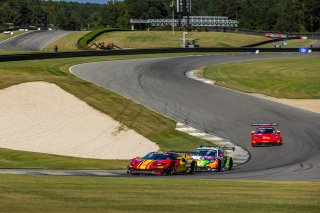 #88 Ferrari 296 GT3 of Custodio Toledo and Riccardo Agostini, AF Corse, GT World Challenge America, Pro-Am, SRO America, FANATEC GT World Challenge America Powered by AWS, Barber Motorsports Park, Leeds, AL September 6 - 8 2024.
 | Fabian Lagunas