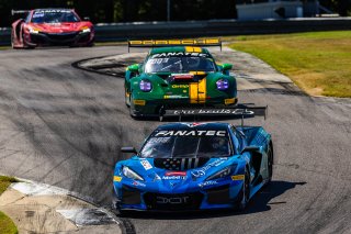 #63 Chevrolet Corvette Z06 GT3.R of Alec Udell and Tommy Milner, DXDT Racing, GT World Challenge America, Pro, SRO America, FANATEC GT World Challenge America Powered by AWS, Barber Motorsports Park, Leeds, AL September 6 - 8 2024.
 | Fabian Lagunas