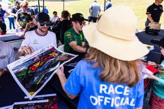 Autograph session at FANATEC GT World Challenge America Powered by AWS, SRO America, Barber Motorsports Park, Leeds, AL September 6 - 8 2024.
 | Fabian Lagunas