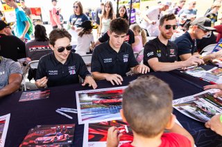 Autograph session at FANATEC GT World Challenge America Powered by AWS, SRO America, Barber Motorsports Park, Leeds, AL September 6 - 8 2024.
 | Fabian Lagunas