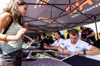 Autograph session at FANATEC GT World Challenge America Powered by AWS, SRO America, Barber Motorsports Park, Leeds, AL September 6 - 8 2024.
 | Fabian Lagunas