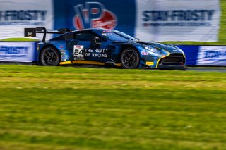 #24 Aston Martin Vantage AMR GT3 EVO of Gray Newell and Darren Turner, Heart of Racing Team, Pro-Am, GT World Challenge America Powered by AWS, SRO America, Sonoma Raceway, Sonoma, CA, March 28-30, 2025.
 | Fabian Lagunas