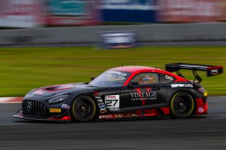 #27 Mercedes-AMG GT3 of Jason Daskalos and Isaac Sherman, CRP Racing, Pro-Am, GT World Challenge America Powered by AWS, SRO America, Sonoma Raceway, Sonoma, CA, March 28-30, 2025.
 | SRO Motorsports Group