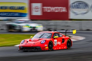 #92 Porsche 992 GT3 R of Jean-Frederic Laberge and Kyle Marcelli, LAB Motorsport by GT Racing, Pro-Am, GT World Challenge America Powered by AWS, SRO America, Sonoma Raceway, Sonoma, CA, March 28-30, 2025.
 | SRO Motorsports Group