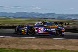 #04 Mercedes-AMG GT3 of George Kurtz and Colin Braun, Crowdstrike by Riley, Pro-Am, GT World Challenge America Powered by AWS, SRO America, Sonoma Raceway, Sonoma, CA, March 28-30, 2025.
 | www.lagunasphotography.com