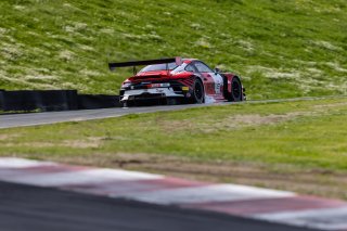 #18 Porsche 992 GT3 R of Alex Sedgwick and Jan Heylen, RS1, Pro, GT World Challenge America Powered by AWS, SRO America, Sonoma Raceway, Sonoma, CA, March 28-30, 2025.
 | www.lagunasphotography.com