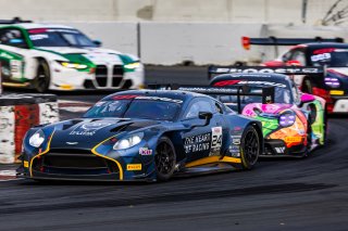 #24 Aston Martin Vantage AMR GT3 EVO of Gray Newell and Darren Turner, Heart of Racing Team, Pro-Am, GT World Challenge America Powered by AWS, SRO America, Sonoma Raceway, Sonoma, CA, March 28-30, 2025.
 | Fabian Lagunas | www.lagunasphotography.com | For SRO Motorsports Group 2025