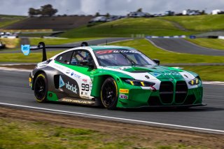 #99 BMW M4 GT3 EVO of Kenton Koch and Connor De Phillippi, Random Vandals Racing, Pro, GT World Challenge America Powered by AWS, SRO America, Sonoma Raceway, Sonoma, CA, March 28-30, 2025.
 | Fabian Lagunas | www.lagunasphotography.com | For SRO Motorsports Group 2025