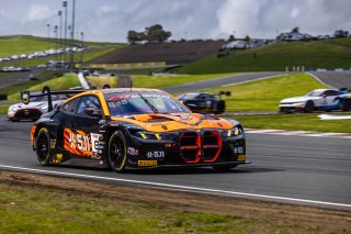 #8 BMW M4 GT3 EVO of Elias Sobo and Andy Lee, Flying Lizard Motorsports, Pro-Am, GT World Challenge America Powered by AWS, SRO America, Sonoma Raceway, Sonoma, CA, March 28-30, 2025.
 | Fabian Lagunas | www.lagunasphotography.com | For SRO Motorsports Group 2025