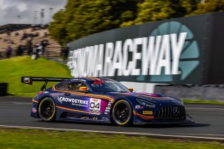 #04 Mercedes-AMG GT3 of George Kurtz and Colin Braun, Crowdstrike by Riley, Pro-Am, GT World Challenge America Powered by AWS, SRO America, Sonoma Raceway, Sonoma, CA, March 28-30, 2025.
 | Fabian Lagunas | www.lagunasphotography.com | For SRO Motorsports Group 2025