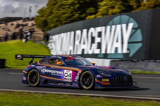 #04 Mercedes-AMG GT3 of George Kurtz and Colin Braun, Crowdstrike by Riley, Pro-Am, GT World Challenge America Powered by AWS, SRO America, Sonoma Raceway, Sonoma, CA, March 28-30, 2025.
 | Fabian Lagunas | www.lagunasphotography.com | For SRO Motorsports Group 2025