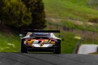#2 Aston Martin Vantage AMR GT3 EVO of Jason Bell and Michael Cooper, RacersEdge, Pro-Am, GT World Challenge America Powered by AWS, SRO America, Sonoma Raceway, Sonoma, CA, March 28-30, 2025.
 | Fabian Lagunas