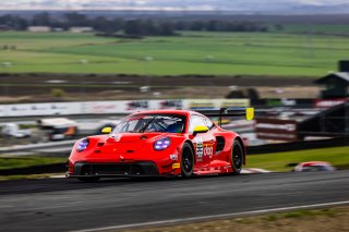 #92 Porsche 992 GT3 R of Jean-Frederic Laberge and Kyle Marcelli, LAB Motorsport by GT Racing, Pro-Am, GT World Challenge America Powered by AWS, SRO America, Sonoma Raceway, Sonoma, CA, March 28-30, 2025.
 | Fabian Lagunas