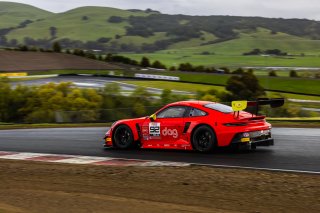 #92 Porsche 992 GT3 R of Jean-Frederic Laberge and Kyle Marcelli, LAB Motorsport by GT Racing, Pro-Am, GT World Challenge America Powered by AWS, SRO America, Sonoma Raceway, Sonoma, CA, March 28-30, 2025.
 | Fabian Lagunas