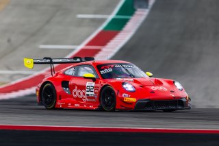 #92 Porsche 992 GT3 R of Jean-Frederic Laberge and Kyle Marcelli, LAB Motorsport by GT Racing, Pro-Am, GT World Challenge America Powered by AWS, SRO America, Circuit of the Americas, Austin, TX, April 25-27, 2025.
 | Fabian Lagunas | www.lagunasphotography.com | For SRO Motorsports Group 2025