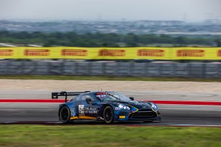 #24 Aston Martin Vantage AMR GT3 EVO of Gray Newell and Darren Turner, Heart of Racing Team, Pro-Am, GT World Challenge America Powered by AWS, SRO America, Circuit of the Americas, Austin, TX, April 25-27, 2025.
 | Fabian Lagunas | www.lagunasphotography.com | For SRO Motorsports Group 2025