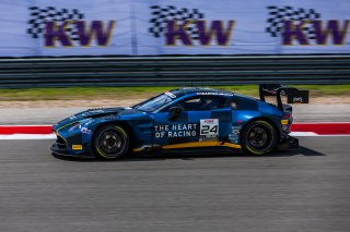 #24 Aston Martin Vantage AMR GT3 EVO of Gray Newell and Darren Turner, Heart of Racing Team, Pro-Am, GT World Challenge America Powered by AWS, SRO America, Circuit of the Americas, Austin, TX, April 25-27, 2025.
 | Fabian Lagunas | www.lagunasphotography.com | For SRO Motorsports Group 2025