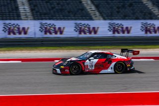 #18 Porsche 992 GT3 R of Alex Sedgwick and Jan Heylen, RS1, Pro, GT World Challenge America Powered by AWS, SRO America, Circuit of the Americas, Austin, TX, April 25-27, 2025.
 | Fabian Lagunas | www.lagunasphotography.com | For SRO Motorsports Group 2025