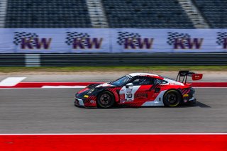 #18 Porsche 992 GT3 R of Alex Sedgwick and Jan Heylen, RS1, Pro, GT World Challenge America Powered by AWS, SRO America, Circuit of the Americas, Austin, TX, April 25-27, 2025.
 | Fabian Lagunas | www.lagunasphotography.com | For SRO Motorsports Group 2025
