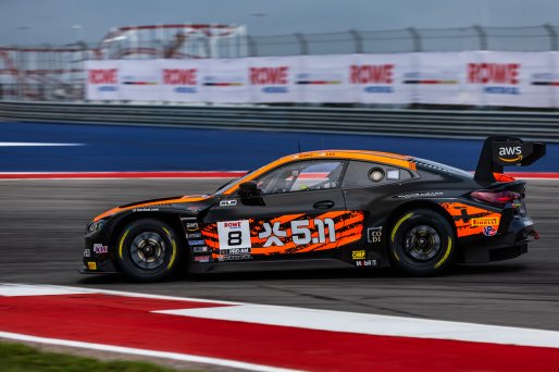 #8 BMW M4 GT3 EVO of Elias Sobo and Andy Lee, Flying Lizard Motorsports, Pro-Am, GT World Challenge America Powered by AWS, SRO America, Circuit of the Americas, Austin, TX, April 25-27, 2025.
 | Fabian Lagunas | www.lagunasphotography.com | For SRO Motorsports Group 2025