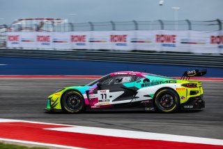#11 Chevrolet Corvette Z06 GT3.R of Blake McDonald and Matt Bell, Pro-Am, GT World Challenge America Powered by AWS, SRO America, Circuit of the Americas, Austin, TX, April 25-27, 2025.
 | Fabian Lagunas | www.lagunasphotography.com | For SRO Motorsports Group 2025
