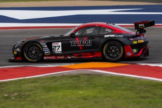 #27 Mercedes-AMG GT3 of Jason Daskalos and Isaac Sherman, CRP Racing, Pro-Am, GT World Challenge America Powered by AWS, SRO America, Circuit of the Americas, Austin, TX, April 25-27, 2025.
 | Fabian Lagunas | www.lagunasphotography.com | For SRO Motorsports Group 2025