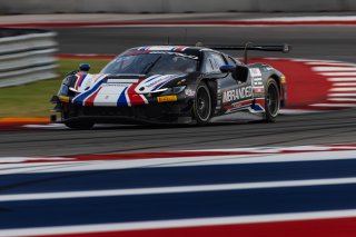 #163 Ferrari 296 GT3 of Jay Schreibman and Oswaldo Negri, AF Corse, Am, GT World Challenge America Powered by AWS, SRO America, Circuit of the Americas, Austin, TX, April 25-27, 2025.
 | Fabian Lagunas | www.lagunasphotography.com | For SRO Motorsports Group 2025