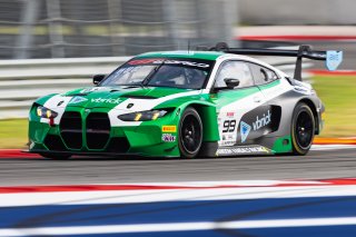 #99 BMW M4 GT3 EVO of Kenton Koch and Connor De Phillippi, Random Vandals Racing, Pro, GT World Challenge America Powered by AWS, SRO America, Circuit of the Americas, Austin, TX, April 25-27, 2025.
 | Fabian Lagunas | www.lagunasphotography.com | For SRO Motorsports Group 2025
