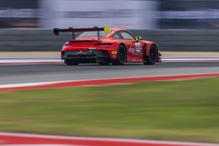 #92 Porsche 992 GT3 R of Jean-Frederic Laberge and Kyle Marcelli, LAB Motorsport by GT Racing, Pro-Am, GT World Challenge America Powered by AWS, SRO America, Circuit of the Americas, Austin, TX, April 25-27, 2025.
 | Fabian Lagunas | www.lagunasphotography.com | For SRO Motorsports Group 2025