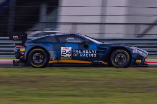 #24 Aston Martin Vantage AMR GT3 EVO of Gray Newell and Darren Turner, Heart of Racing Team, Pro-Am, GT World Challenge America Powered by AWS, SRO America, Circuit of the Americas, Austin, TX, April 25-27, 2025.
 | Fabian Lagunas | www.lagunasphotography.com | For SRO Motorsports Group 2025