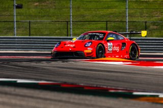 #92 Porsche 992 GT3 R of Jean-Frederic Laberge and Kyle Marcelli, LAB Motorsport by GT Racing, Pro-Am, GT World Challenge America Powered by AWS, SRO America, Circuit of the Americas, Austin, TX, April 25-27, 2025.
 | Fabian Lagunas | www.lagunasphotography.com | For SRO Motorsports Group 2025