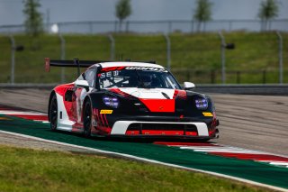 #18 Porsche 992 GT3 R of Alex Sedgwick and Jan Heylen, RS1, Pro, GT World Challenge America Powered by AWS, SRO America, Circuit of the Americas, Austin, TX, April 25-27, 2025.
 | Fabian Lagunas | www.lagunasphotography.com | For SRO Motorsports Group 2025