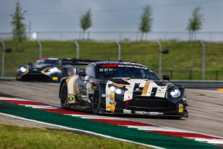 #2 Aston Martin Vantage AMR GT3 EVO of Jason Bell and Michael Cooper, RacersEdge, Pro-Am, GT World Challenge America Powered by AWS, SRO America, Circuit of the Americas, Austin, TX, April 25-27, 2025.
 | Fabian Lagunas | www.lagunasphotography.com | For SRO Motorsports Group 2025