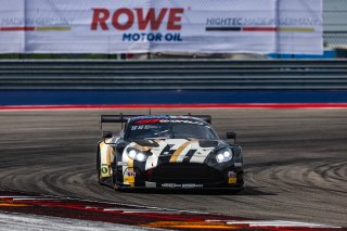 #2 Aston Martin Vantage AMR GT3 EVO of Jason Bell and Michael Cooper, RacersEdge, Pro-Am, GT World Challenge America Powered by AWS, SRO America, Circuit of the Americas, Austin, TX, April 25-27, 2025.
 | Fabian Lagunas | www.lagunasphotography.com | For SRO Motorsports Group 2025