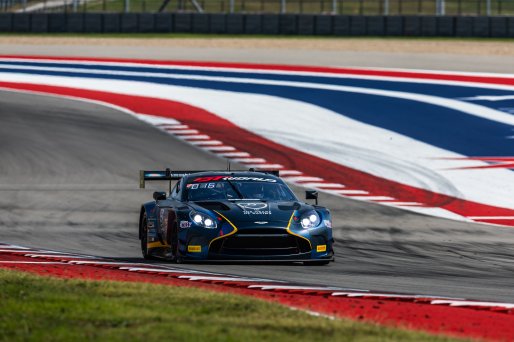 #24 Aston Martin Vantage AMR GT3 EVO of Gray Newell and Darren Turner, Heart of Racing Team, Pro-Am, GT World Challenge America Powered by AWS, SRO America, Circuit of the Americas, Austin, TX, April 25-27, 2025.
 | Fabian Lagunas | www.lagunasphotography.com | For SRO Motorsports Group 2025