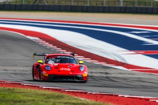 #92 Porsche 992 GT3 R of Jean-Frederic Laberge and Kyle Marcelli, LAB Motorsport by GT Racing, Pro-Am, GT World Challenge America Powered by AWS, SRO America, Circuit of the Americas, Austin, TX, April 25-27, 2025.
 | Fabian Lagunas | www.lagunasphotography.com | For SRO Motorsports Group 2025