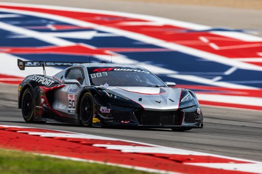 #50 Chevrolet Corvette Z06 GT3.R of Ross Chouest and Aaron Povoledo, Chouest Povoledo Racing, Pro-Am, GT World Challenge America Powered by AWS, SRO America, Circuit of the Americas, Austin, TX, April 25-27, 2025.
 | Fabian Lagunas | www.lagunasphotography.com | For SRO Motorsports Group 2025